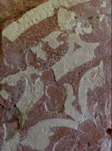 Encaustic tile Fragment from Hyde Abbey
